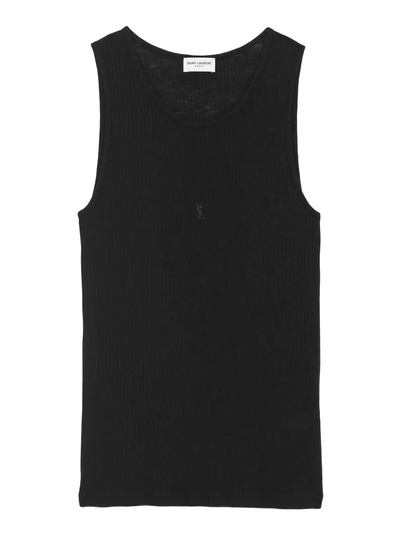 Saint Laurent Men's Cassandre Tank Top