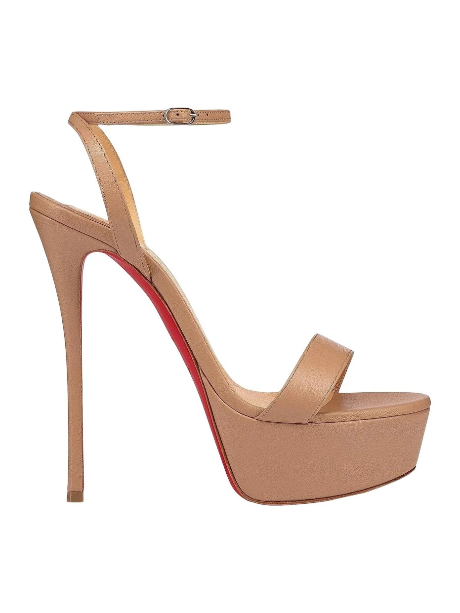 Women's Loubi Queen Alta 150MM Leather Platform Sandals