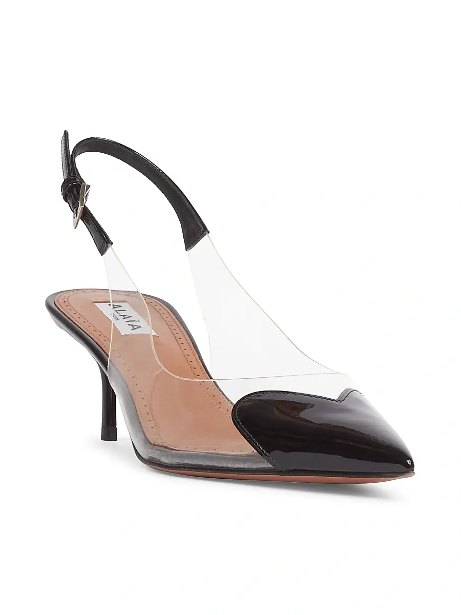 Alaïa Women's Le Coeur 55MM Slingback Pumps | Thumbnail 2 Alaïa Women's Le Coeur 55MM Slingback Pumps | Thumbnail 2