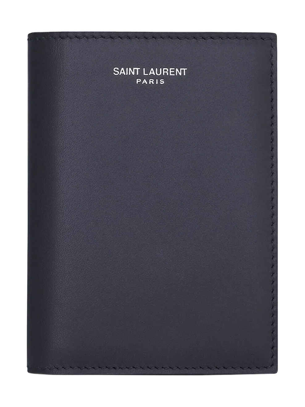 Saint Laurent Men's Credit Card Wallet in Smooth Leather - Midnight Blue