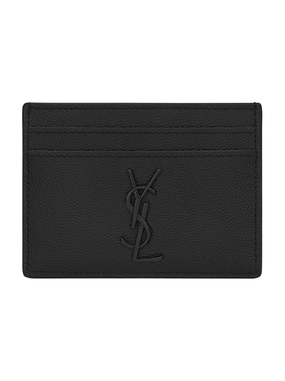 Women's Cassanrdre Card Case in Grain de Poudre Embossed Leather Women's Cassanrdre Card Case in Grain de Poudre Embossed Leather