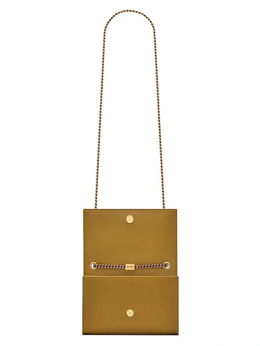 Saint Laurent Women's Kate Crossbody Bag in Satin - Jungle | Thumbnail 2 Saint Laurent Women's Kate Crossbody Bag in Satin - Jungle | Thumbnail 2