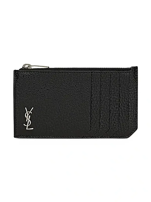 Men's Tiny Cassandre Fragments Zipped Card Case Men's Tiny Cassandre Fragments Zipped Card Case