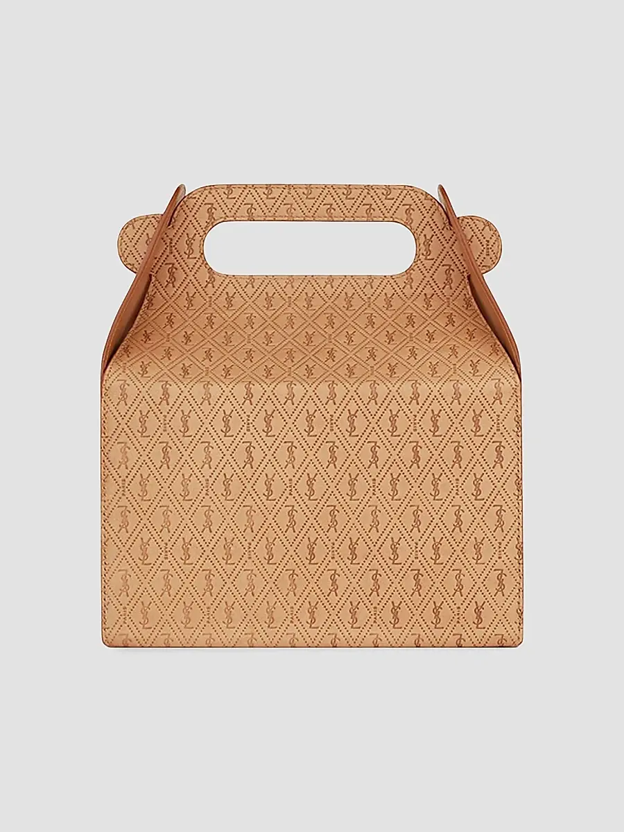 Saint Laurent Women's Take Away Box in Calf Leather - Brown | Thumbnail 2 Saint Laurent Women's Take Away Box in Calf Leather - Brown | Thumbnail 2