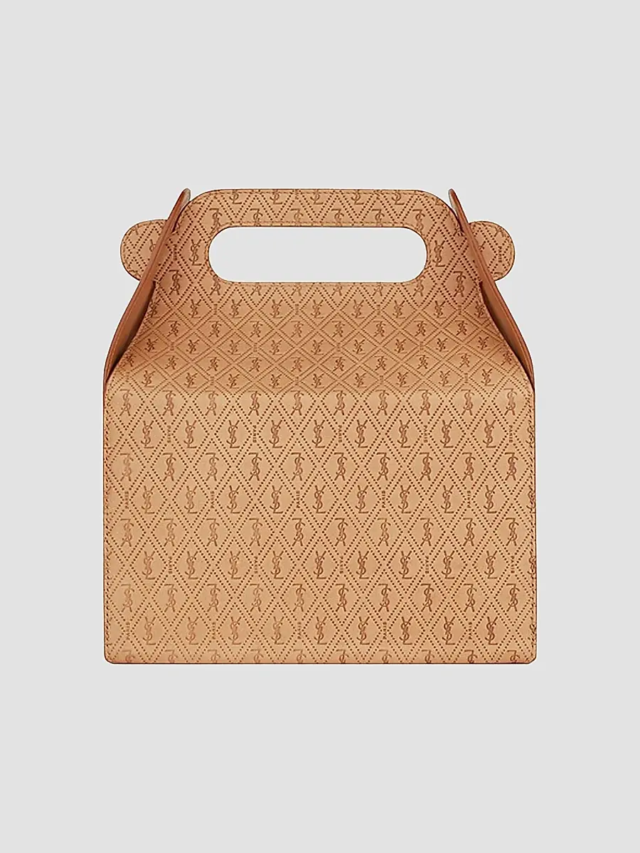 Saint Laurent Women's Take Away Box in Calf Leather - Brown | Thumbnail 5 Saint Laurent Women's Take Away Box in Calf Leather - Brown | Thumbnail 5