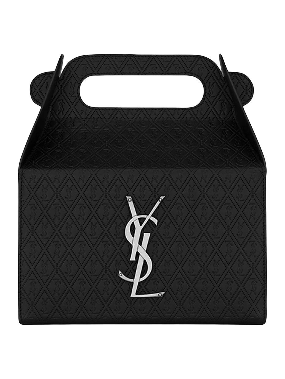 Saint Laurent Women's Take Away Box in Leather - Black