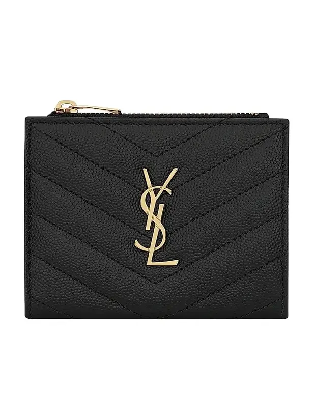 Saint Laurent Women's Cassandre Matelasse Bi-Fold Wallet
