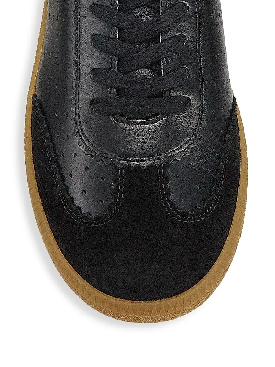 Isabel Marant Women's Bryce Basic Leather Sneakers | Thumbnail 4 Isabel Marant Women's Bryce Basic Leather Sneakers | Thumbnail 4