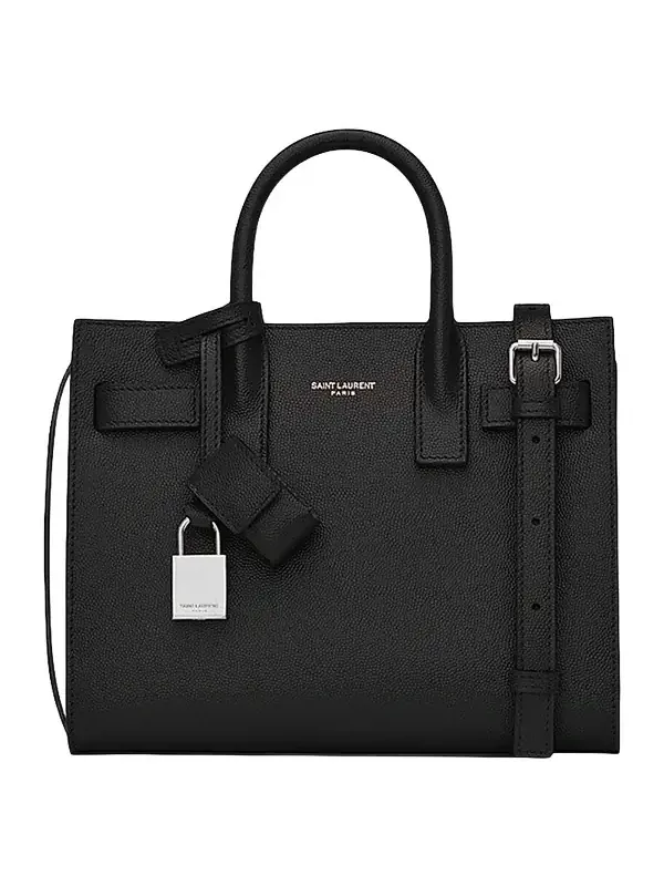Women's Sac De Jour Nano in Grained Leather - Black Women's Sac De Jour Nano in Grained Leather - Black
