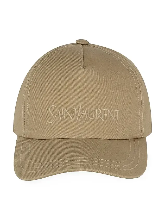 Men's Cap In Gabardine - Beige
