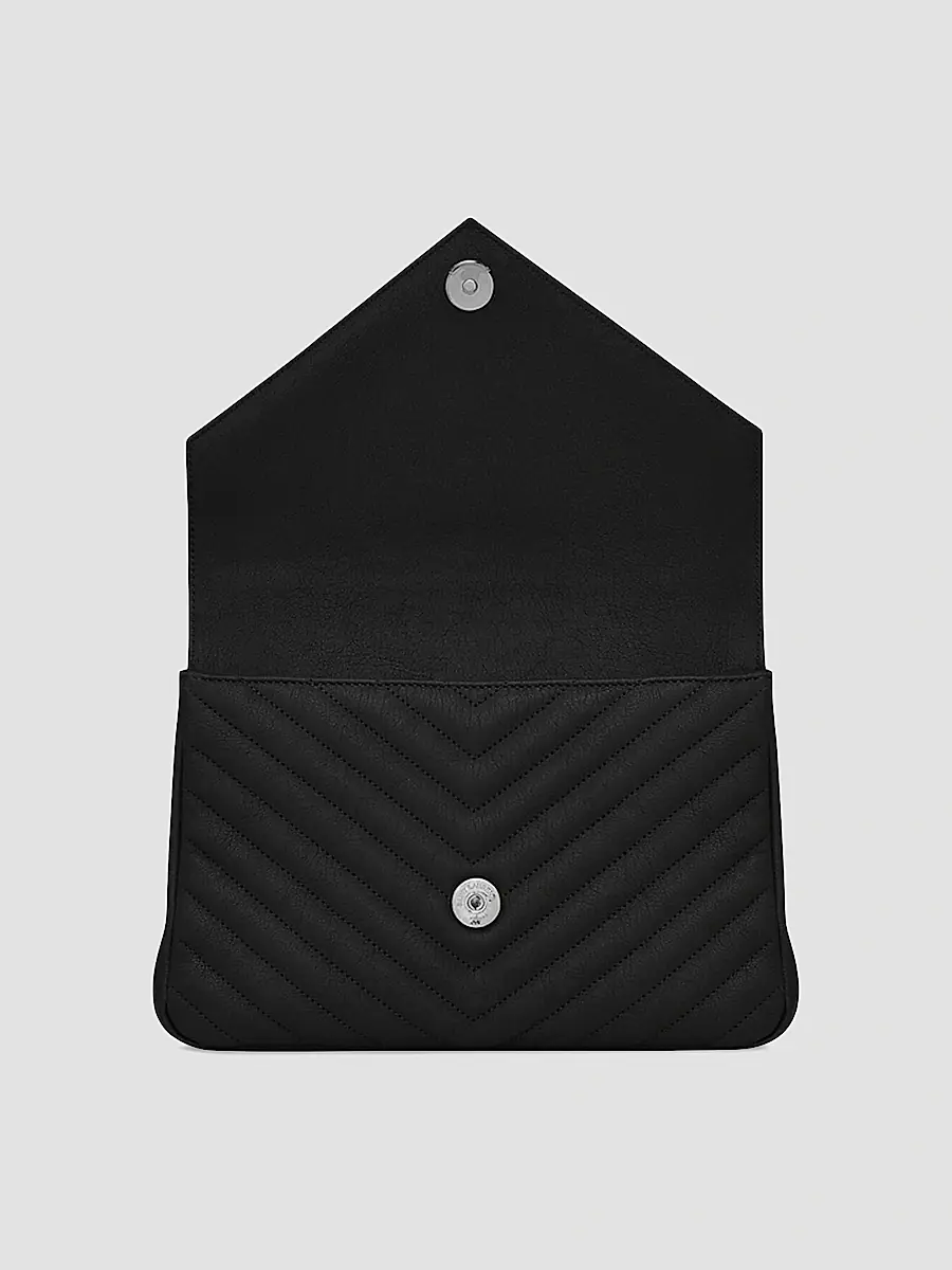 Saint Laurent Women's College Chain Bag in Quilted Leather - Nero | Thumbnail 4 Saint Laurent Women's College Chain Bag in Quilted Leather - Nero | Thumbnail 4