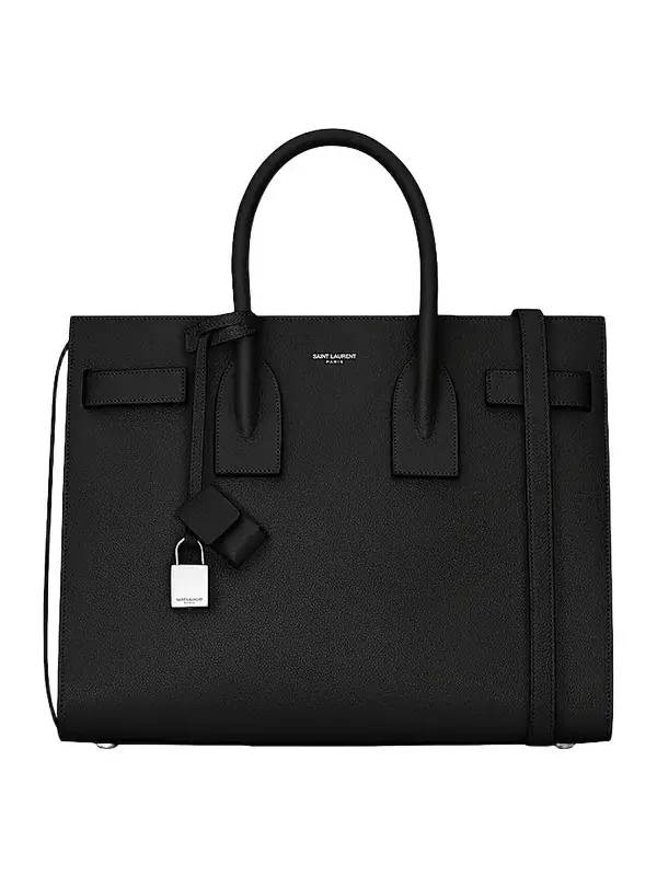 Women's Sac De Jour Small in Grained Leather - Nero