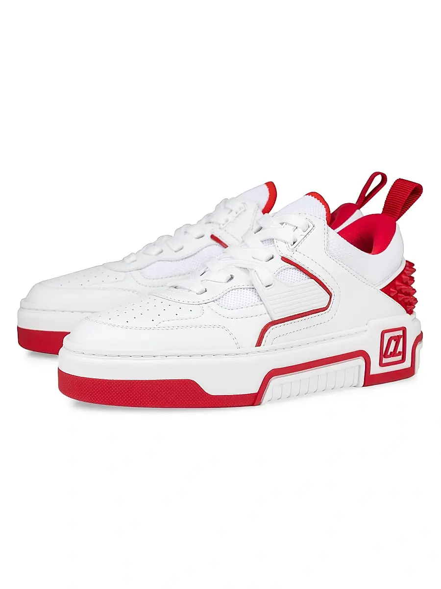 Christian Louboutin Women's Astroloubi Low-Top Sneakers - White | Thumbnail 2