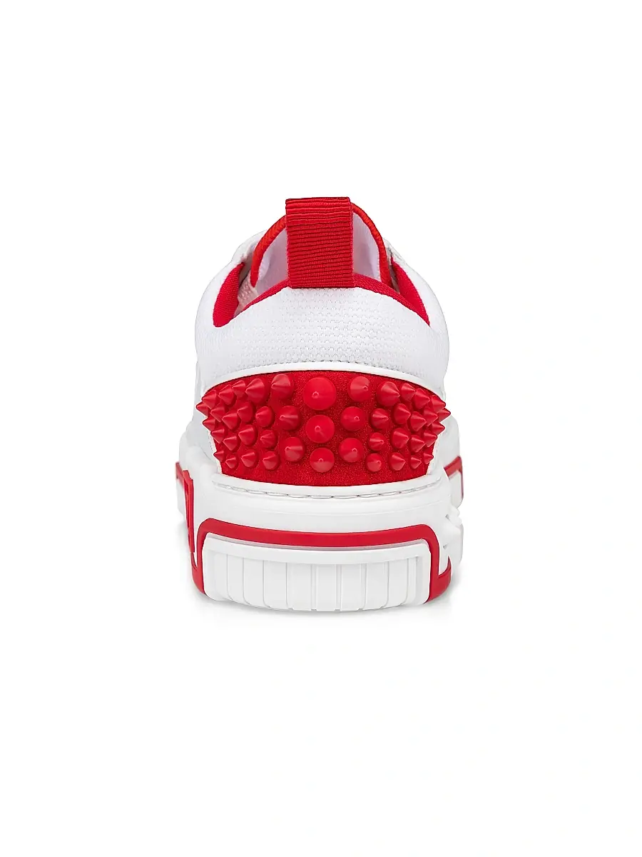 Christian Louboutin Women's Astroloubi Low-Top Sneakers - White | Thumbnail 3