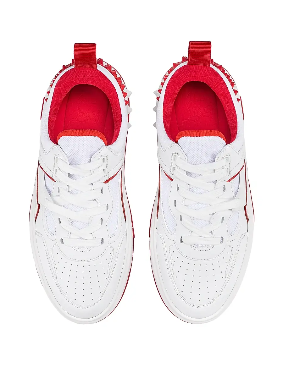 Christian Louboutin Women's Astroloubi Low-Top Sneakers - White | Thumbnail 5