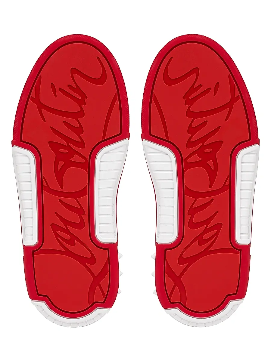 Christian Louboutin Women's Astroloubi Low-Top Sneakers - White | Thumbnail 6