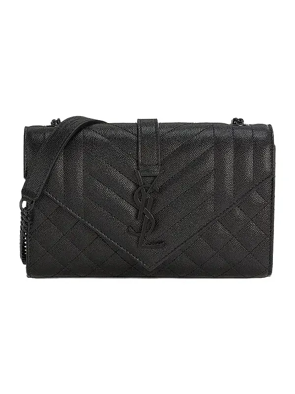 Women's Envelope Small Bag In Mix Matelassé Grain De Poudre Embossed Leather