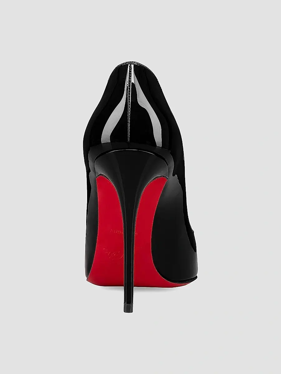 Christian Louboutin Women's Hot Chick 100MM Leather Pumps - Bianco | Thumbnail 5