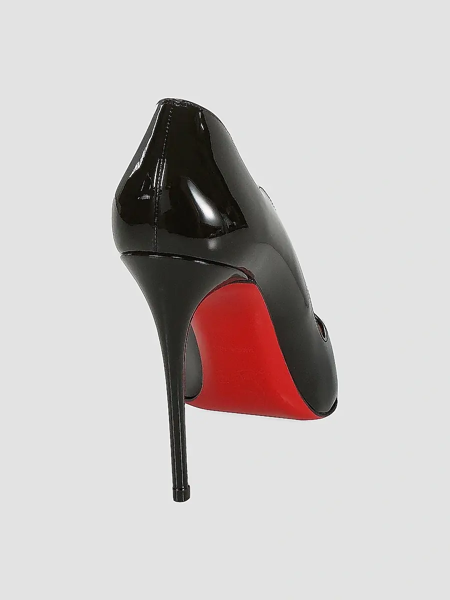 Christian Louboutin Women's Hot Chick 100MM Leather Pumps - Bianco | Thumbnail 6