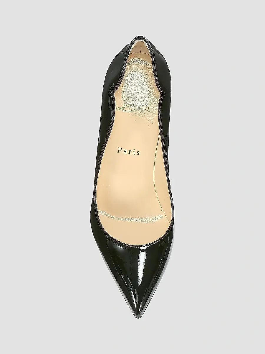 Christian Louboutin Women's Hot Chick 100MM Leather Pumps - Bianco | Thumbnail 8