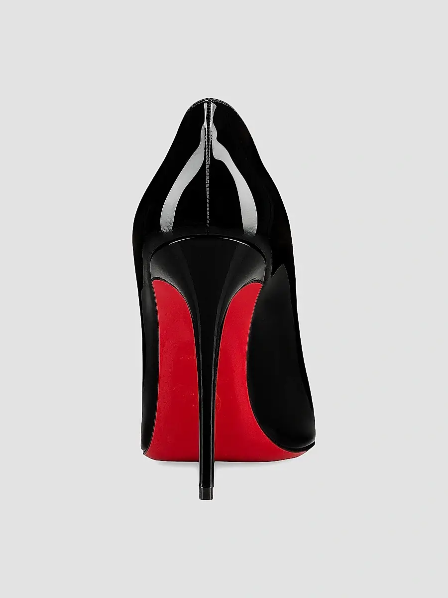 Christian Louboutin Women's Kate 100MM Patent Leather Pumps - Blush | Thumbnail 7 Christian Louboutin Women's Kate 100MM Patent Leather Pumps - Blush | Thumbnail 7