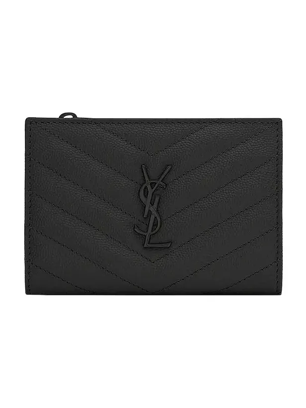 Women's Cassandre Matelasse Fragments Zipped Bi-fold Wallet