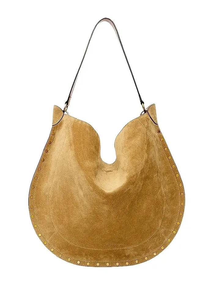 Women's Oskan Studded Suede Hobo Bag