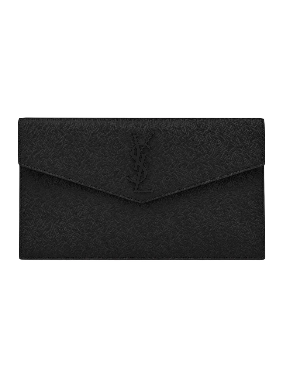 Women's Uptown Pouch in Grain De Poudre Embossed Leather Women's Uptown Pouch in Grain De Poudre Embossed Leather