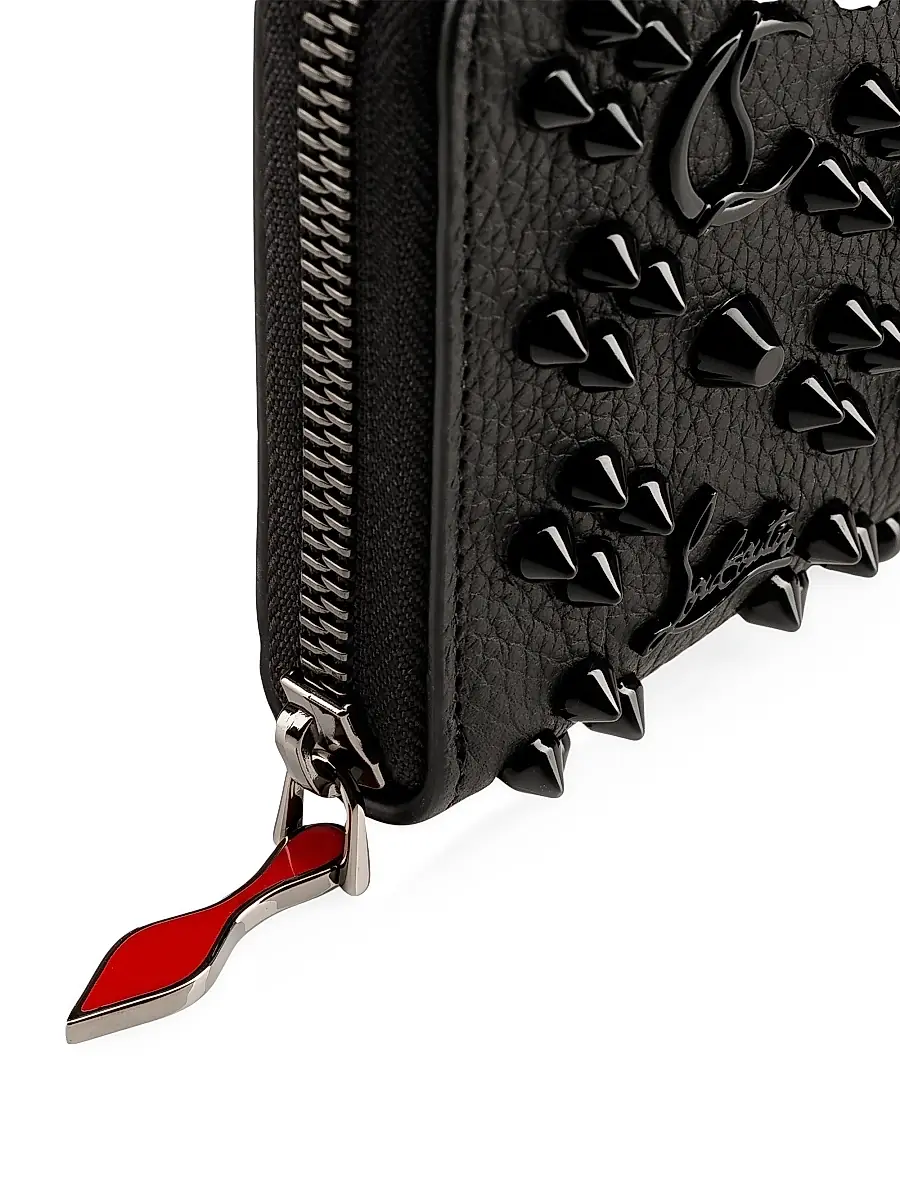 Christian Louboutin Women's Pannettone Spike Leather Wallet | Thumbnail 4 Christian Louboutin Women's Pannettone Spike Leather Wallet | Thumbnail 4