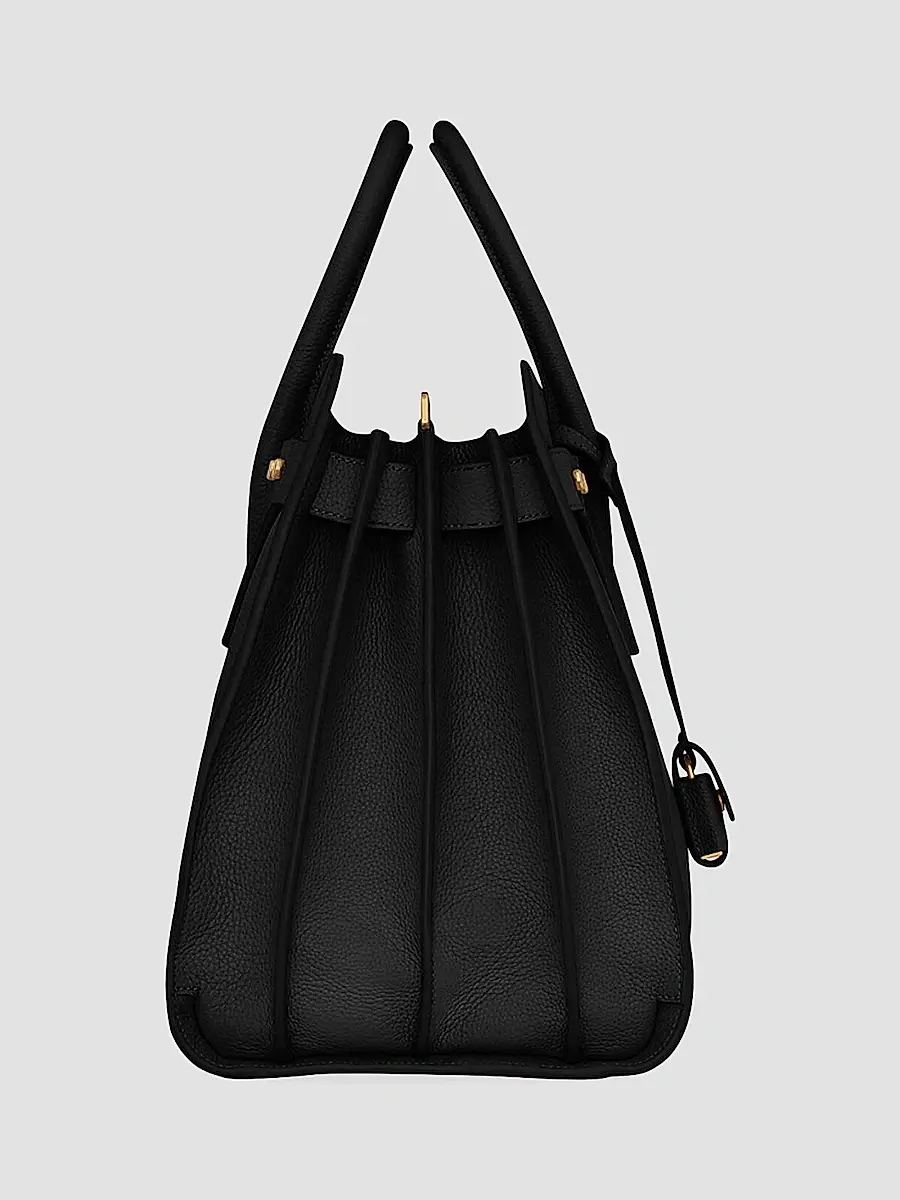 Saint Laurent Women's Sac De Jour Supple Medium In Grained Leather - Black | Thumbnail 4 Saint Laurent Women's Sac De Jour Supple Medium In Grained Leather - Black | Thumbnail 4