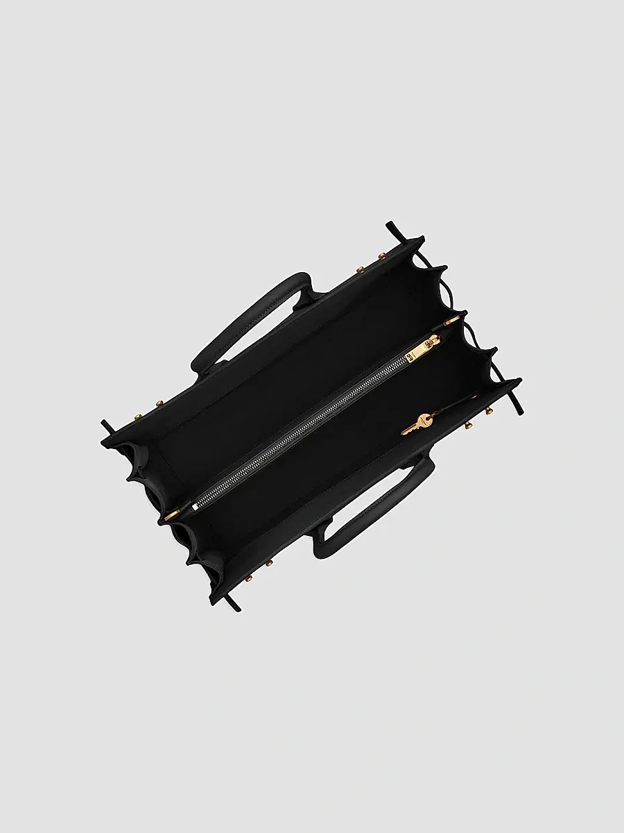 Saint Laurent Women's Sac De Jour Supple Medium In Grained Leather - Black | Thumbnail 5 Saint Laurent Women's Sac De Jour Supple Medium In Grained Leather - Black | Thumbnail 5