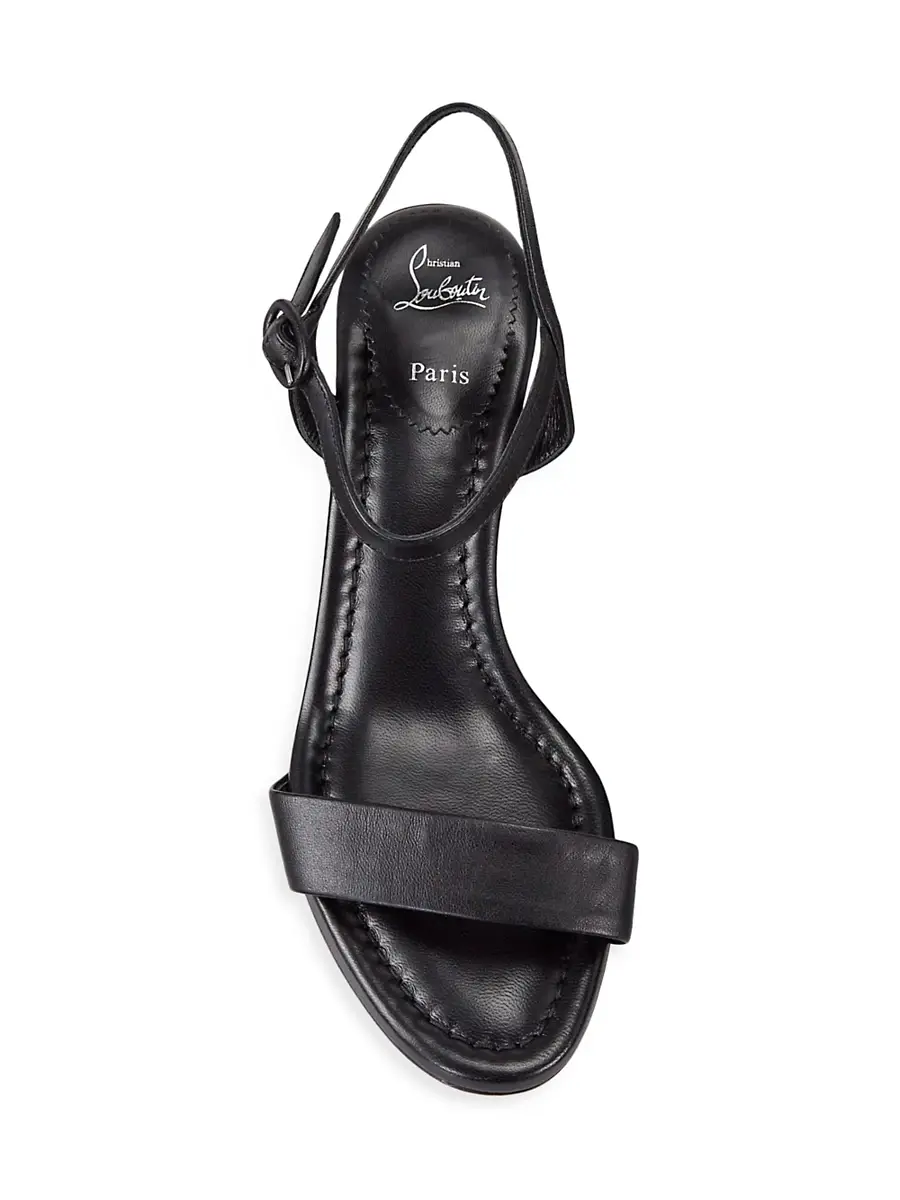 Christian Louboutin Women's Miss Jane 55MM Leather Sandals | Thumbnail 9 Christian Louboutin Women's Miss Jane 55MM Leather Sandals | Thumbnail 9