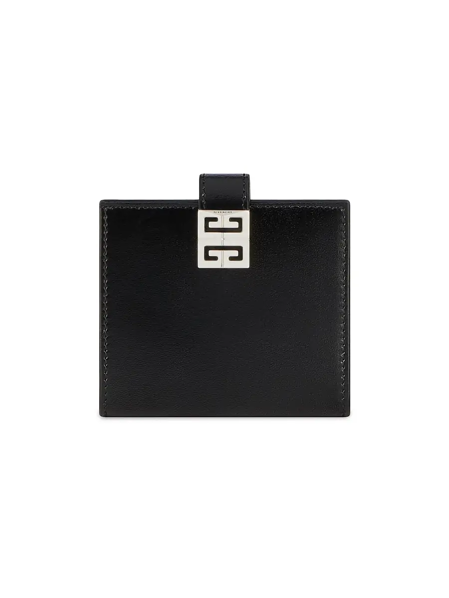 Givenchy Women's 4G Wallet In Box Leather - Black | Thumbnail 4 Givenchy Women's 4G Wallet In Box Leather - Black | Thumbnail 4