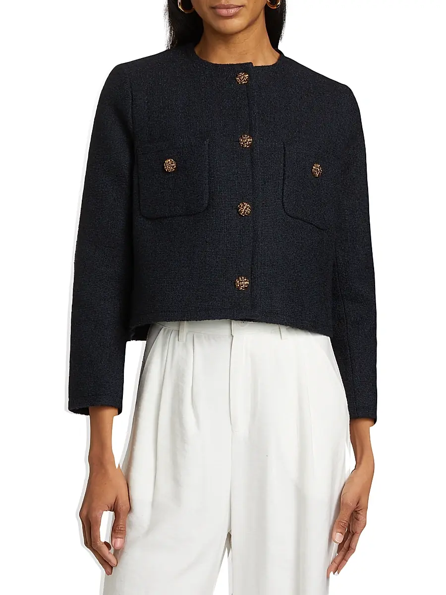 Ba&sh Women's Meredith Cotton-Blend Jacket | Thumbnail 3 Ba&sh Women's Meredith Cotton-Blend Jacket | Thumbnail 3