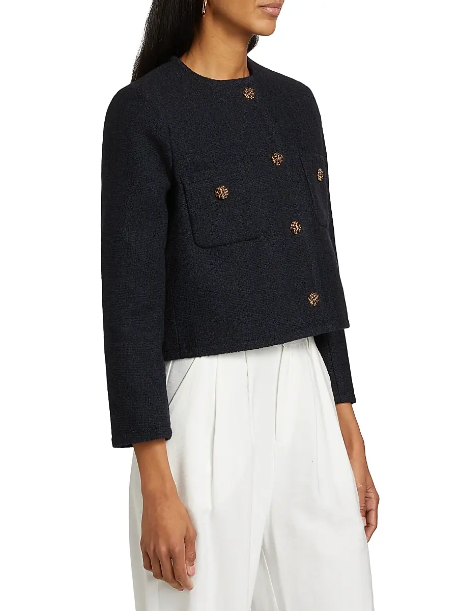 Ba&sh Women's Meredith Cotton-Blend Jacket | Thumbnail 4 Ba&sh Women's Meredith Cotton-Blend Jacket | Thumbnail 4
