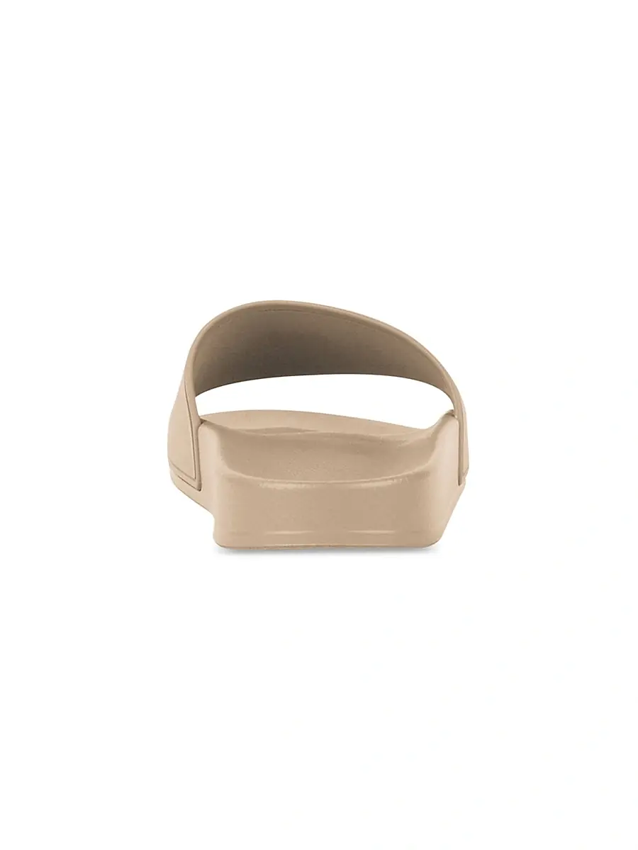 Balenciaga Men's Pool Slide Sandals - Beige Black | Thumbnail 7 Balenciaga Men's Pool Slide Sandals - Beige Black | Thumbnail 7