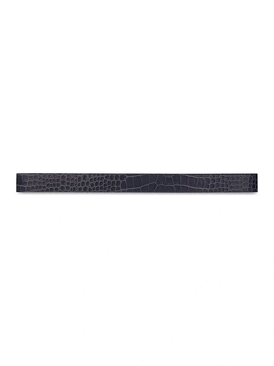 Balenciaga Men's BB Large Belt - Black | Thumbnail 2 Balenciaga Men's BB Large Belt - Black | Thumbnail 2