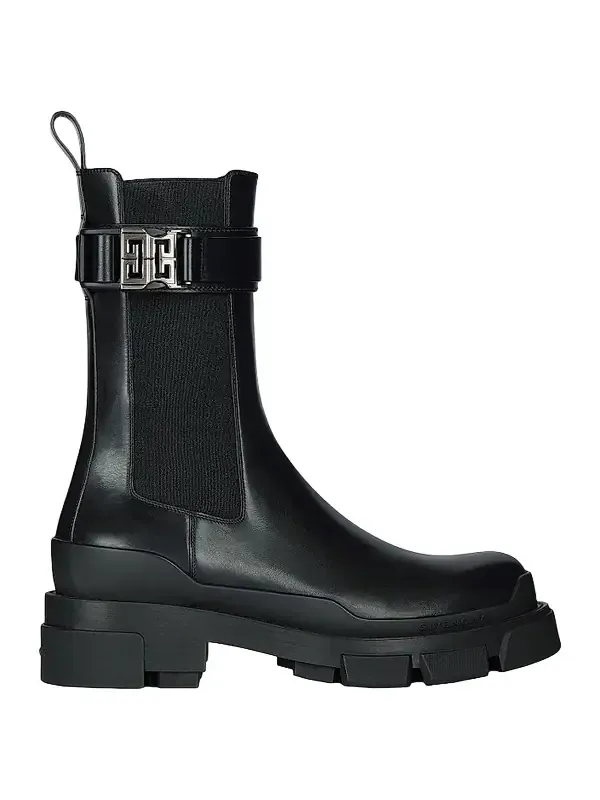 Givenchy Women's Terra Leather Chelsea Boots