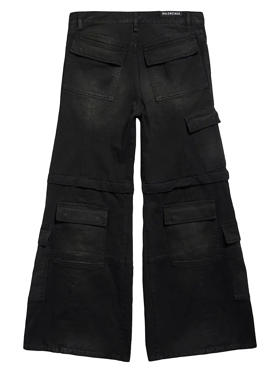 Balenciaga Men's Flared Cargo Pants | Thumbnail 2