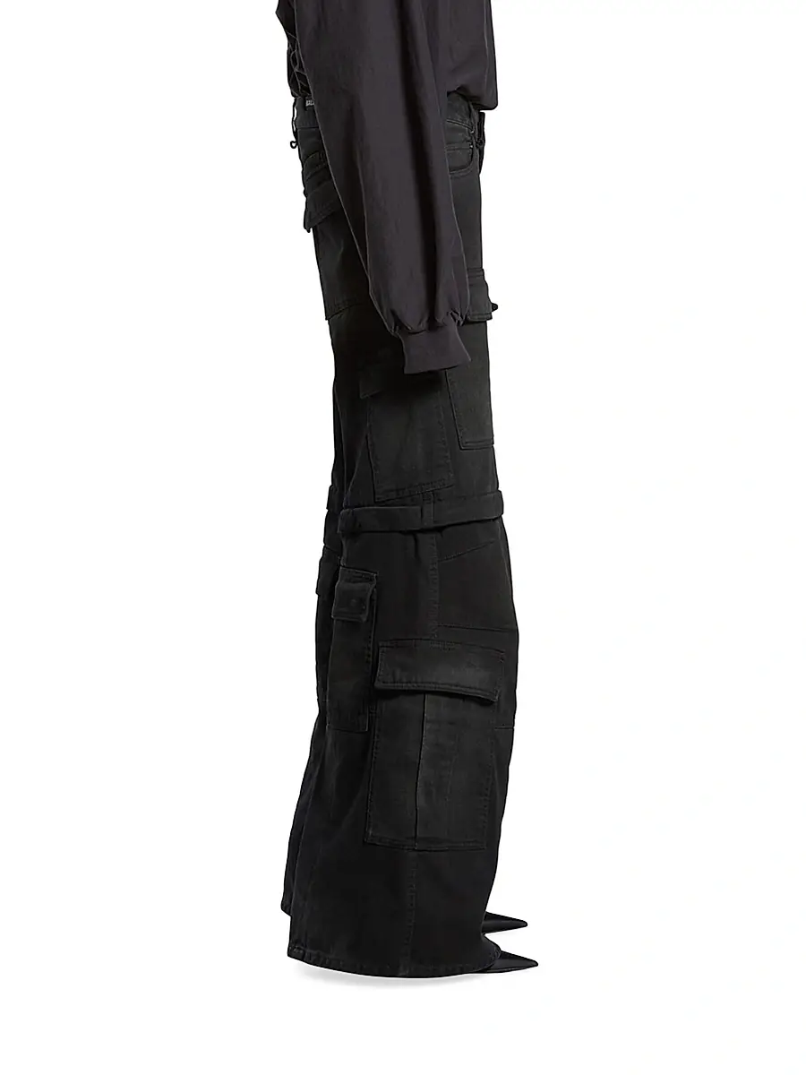 Balenciaga Men's Flared Cargo Pants | Thumbnail 5