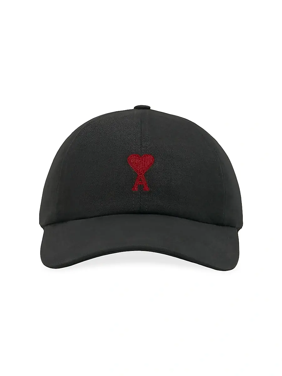 AMI PARIS Unisex Logo-Embroidered Baseball Cap | Thumbnail 2 AMI PARIS Unisex Logo-Embroidered Baseball Cap | Thumbnail 2