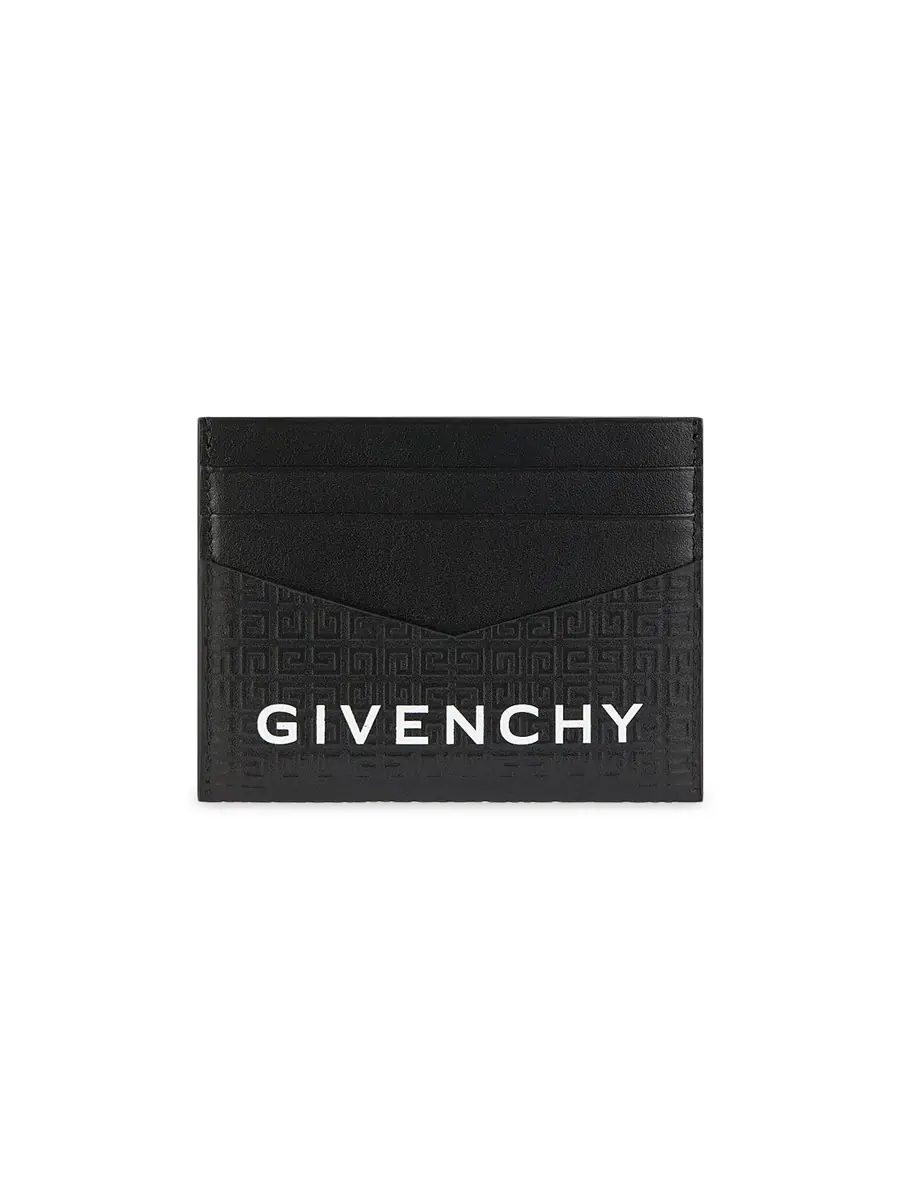 Givenchy Men's Plage Card Holder in Micro 4G Leather - Black | Thumbnail 3 Givenchy Men's Plage Card Holder in Micro 4G Leather - Black | Thumbnail 3