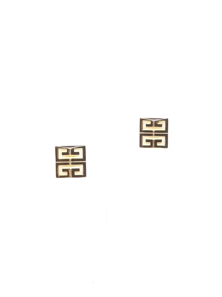 Givenchy Women's 4G Golden Stud Earrings - Golden Yellow | Thumbnail 3