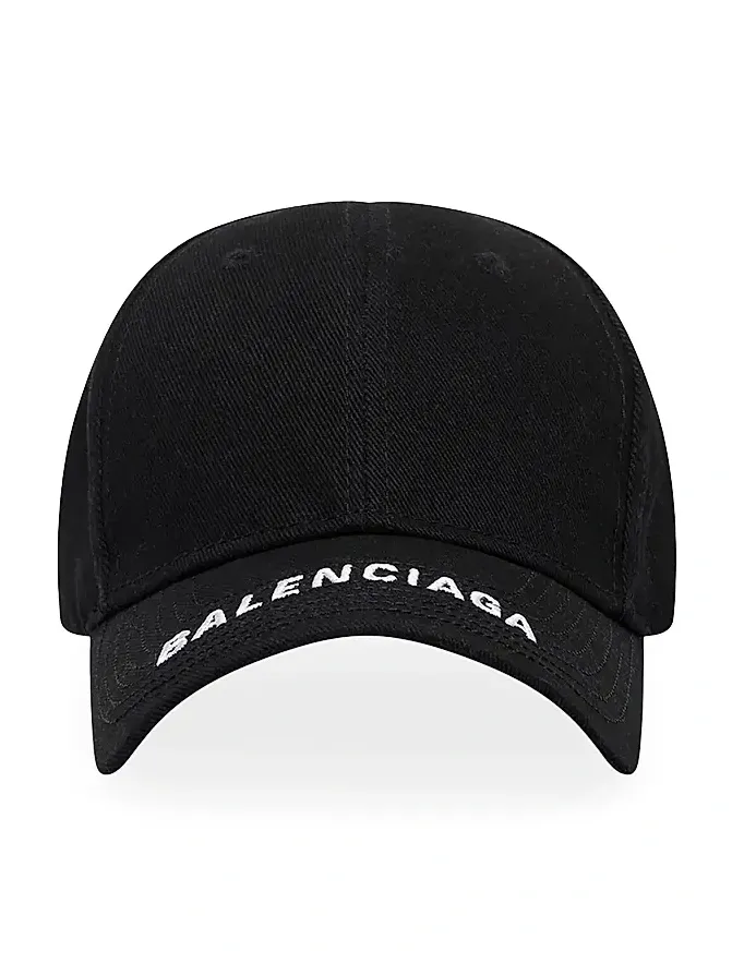 Balenciaga Men's Logo Visor Cap