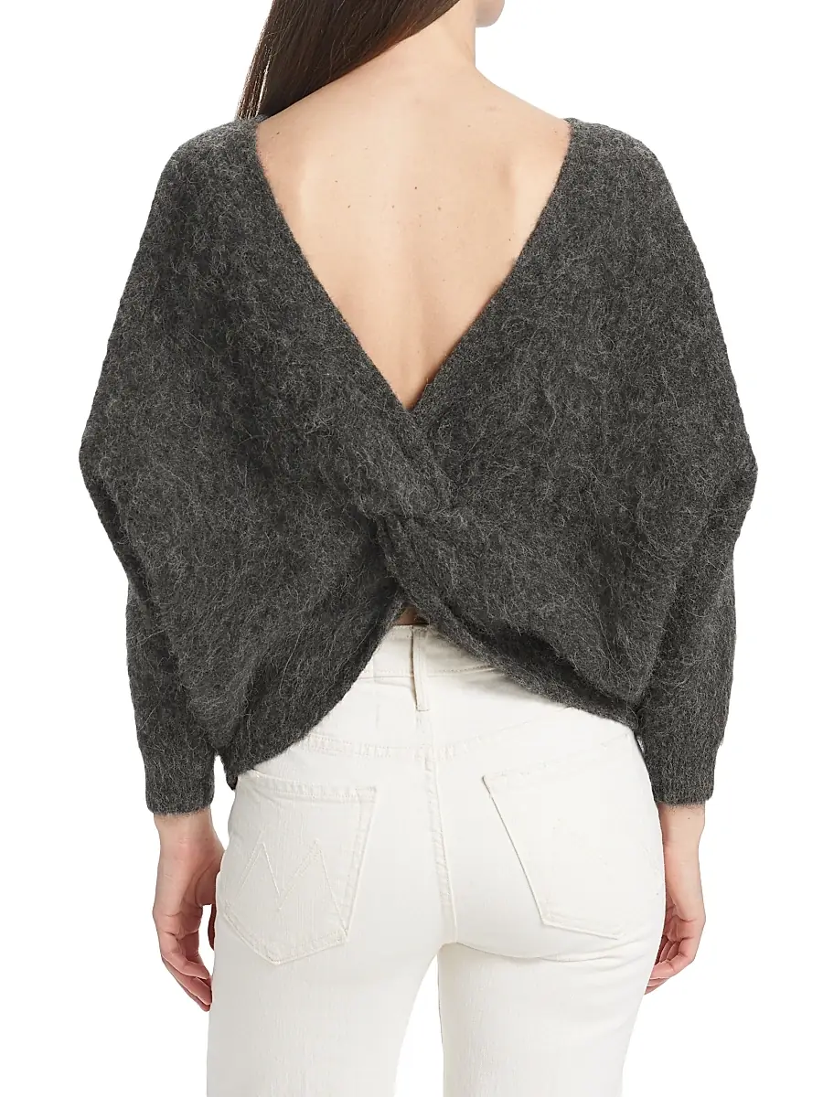 Ba&sh Women's Fill Alpaca-Blend Twist Sweater | Thumbnail 5 Ba&sh Women's Fill Alpaca-Blend Twist Sweater | Thumbnail 5