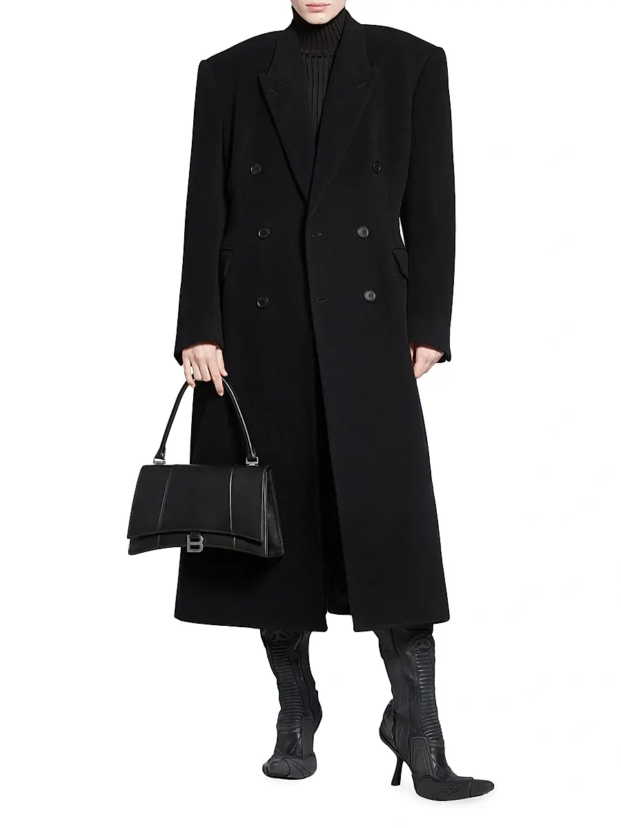Balenciaga Women's Cinched Coat | Thumbnail 3