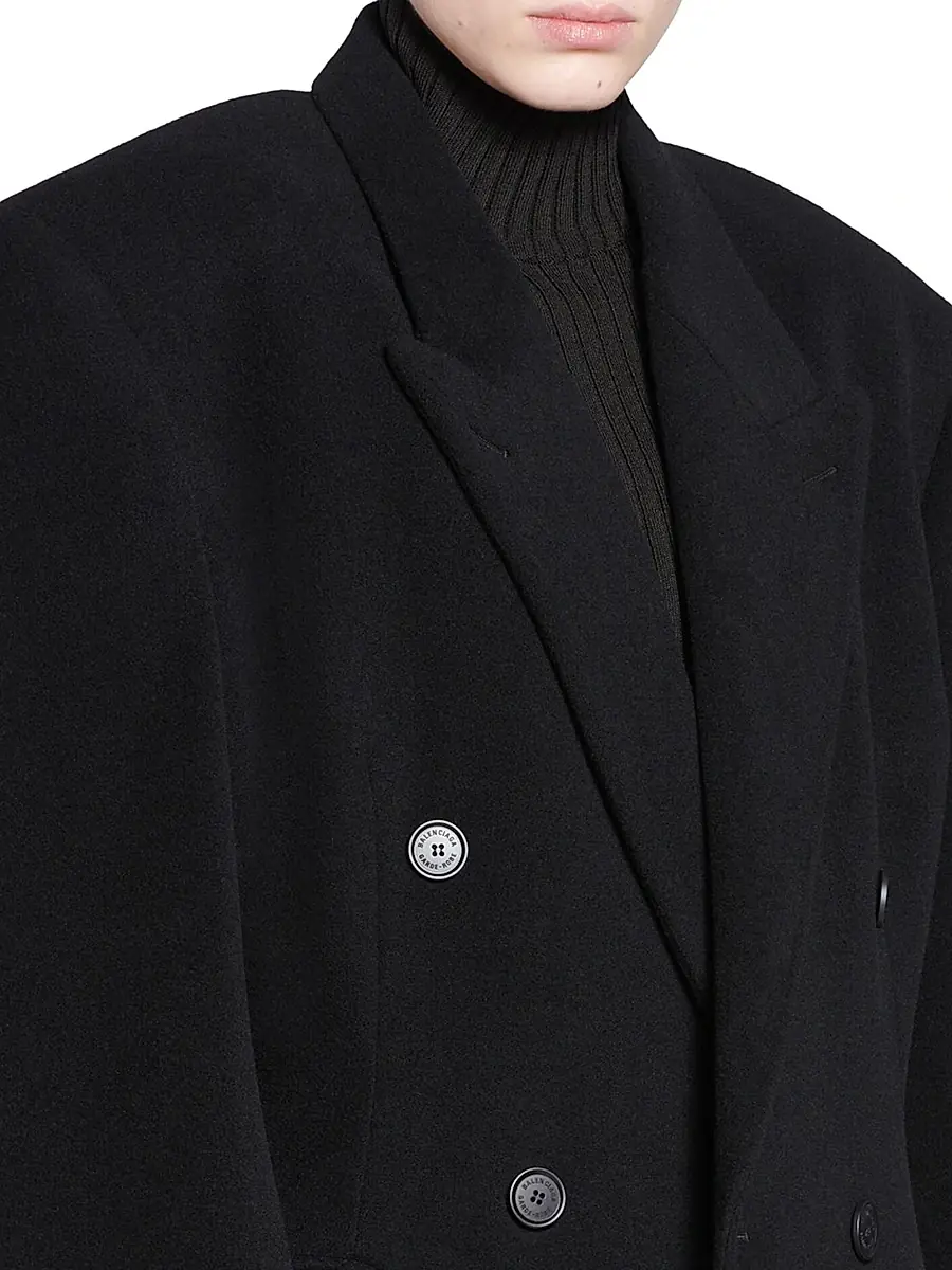Balenciaga Women's Cinched Coat | Thumbnail 6