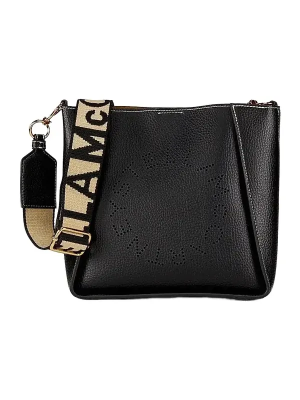 Women's Stella Logo Grained Faux Leather Crossbody Bag