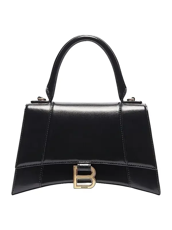 Women's Hourglass Small Box Leather Top Handle Bag Women's Hourglass Small Box Leather Top Handle Bag