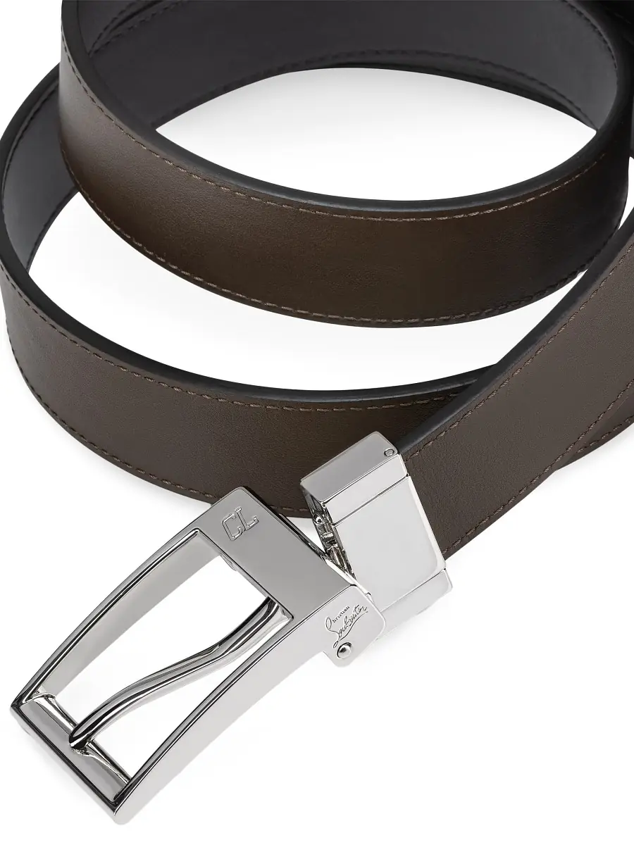 Christian Louboutin Men's Bizz Belt - Black | Thumbnail 3 Christian Louboutin Men's Bizz Belt - Black | Thumbnail 3